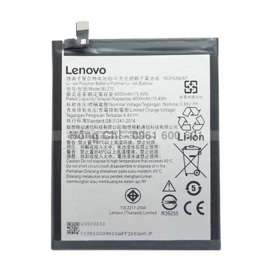Pin Lenovo K8 Note XT1902-3 Zin