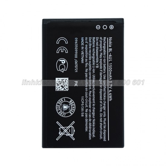 Pin Nokia 225 RM-1011 (BL-4UL) 1500mAh Zin Máy