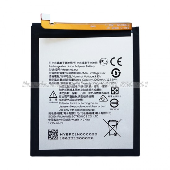 Thay Pin Nokia 6 TA-1021 TA-1033 tại TP HCM