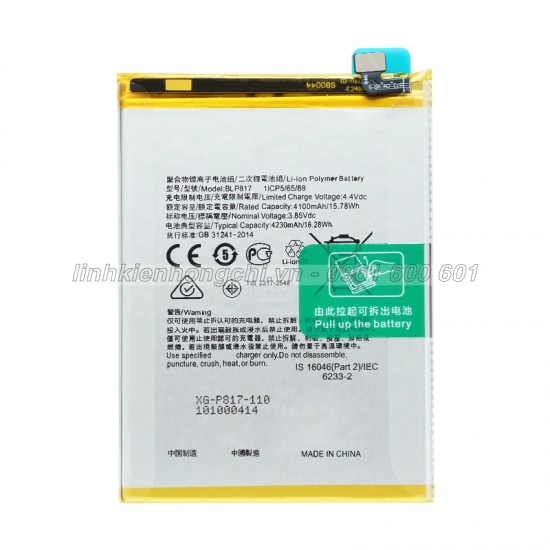 Pin Oppo A15 CPH2185 Zin