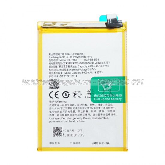 Pin Oppo A76 CPH2375 Original Battery