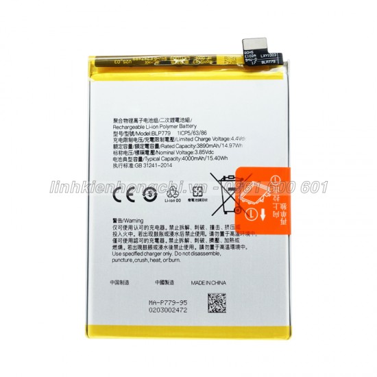 Pin Oppo Reno4 Z 5G CPH2065 Zin