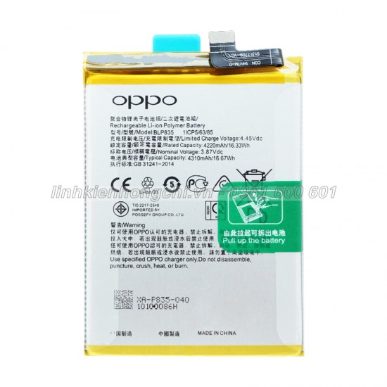 Pin Oppo F19 Pro CPH2285 Zin