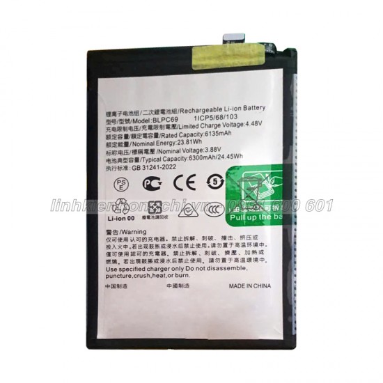 Pin Realme BLPC69 / Realme C71 / RMX5303 Zin