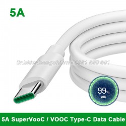 Dây Cáp Sạc Oppo K3 CPH1955 Type-C VOOC Zin (Xanh)