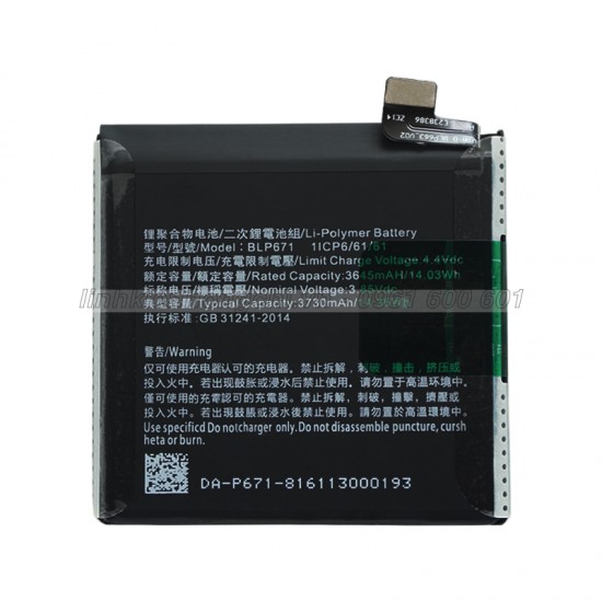 Pin Oppo BLP671 / Find X / FindX / CPH1871 Zin