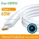 Bộ Sạc Nhanh Oppo Reno6 Pro 5G CPH2247 SuperVOOC 2.0 65W Type-C Zin