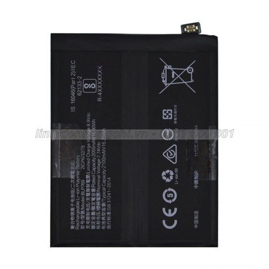 Pin Oppo BLP855 / Reno6 Pro 5G / CPH2247 / Reno7 5G / CPH2371 / Find X3 Neo 5G / Find X5 Lite Zin