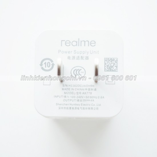 Bộ Sạc Nhanh Realme 3 Pro RMX1851 RMX1853 VOOC 20W MicroUSB Zin