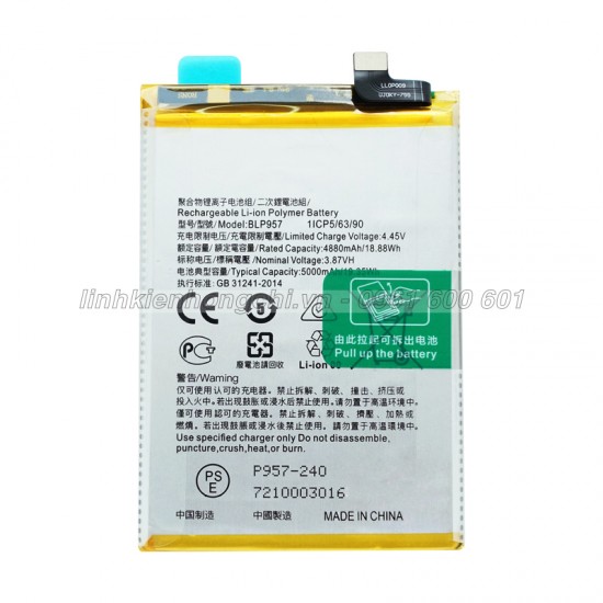 Pin Realme 10 5G RMX3615 RMX3663 Zin