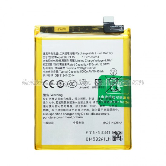 Pin Oppo Reno 11 5G CPH2599 Zin