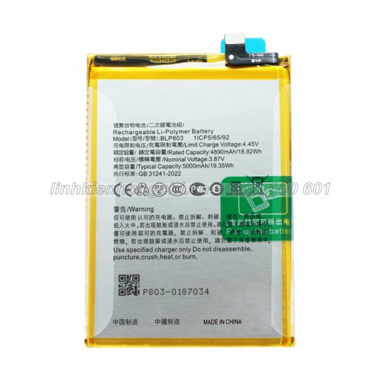 Pin Oppo A93s 5G CPH2331 PFGM00 Zin