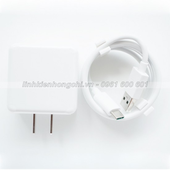 Bộ Sạc Nhanh Oppo F15 VOOC 3.0 20W Type-C Zin