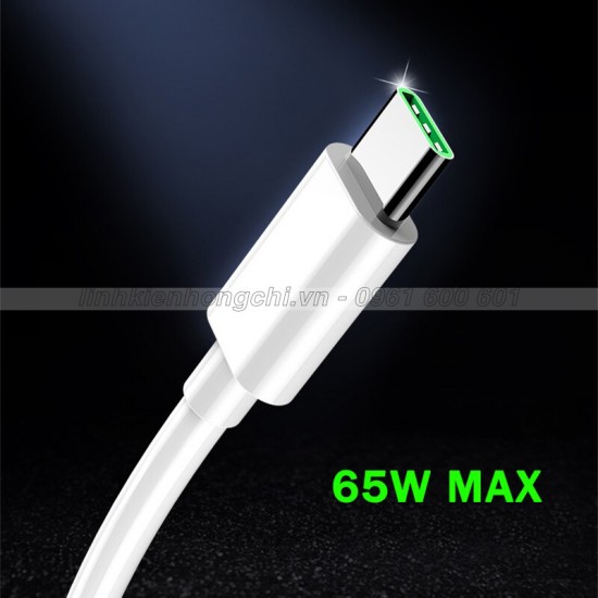 Bộ Sạc Nhanh Oppo A91 CPH2001 VOOC 3.0 20W Type-C Zin