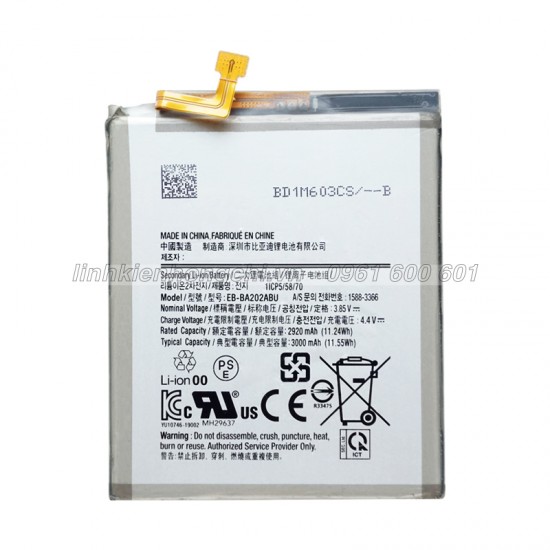 Pin Samsung Galaxy A10e SM-A102U Zin