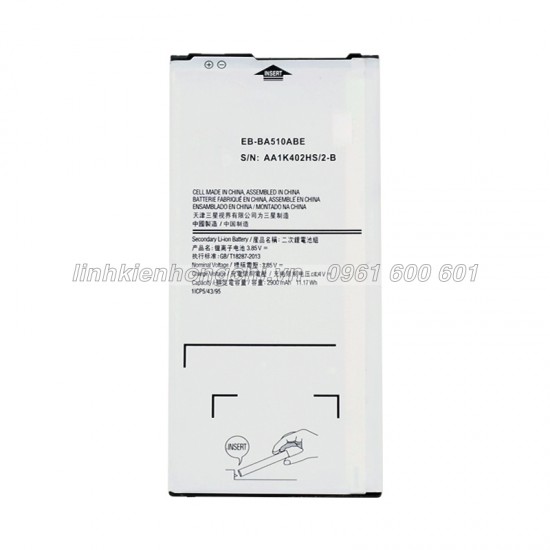 Pin Samsung EB-BA510ABE / Galaxy A5 2016 / A510 / A510FD Zin