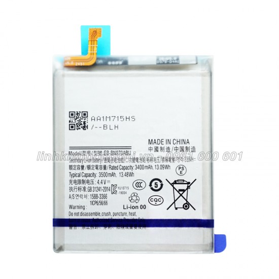 Pin Samsung EB-BN970ABU / Galaxy Note 10 / N970 / N970F / N971N / N970U / N970U1 Zin