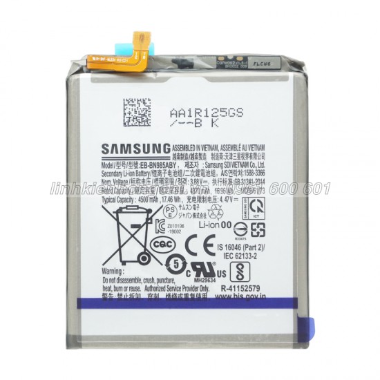 Pin Samsung EB-BN985ABY / Galaxy Note 20 Ultra / N985F / Note20 Ultra 5G / N986B Zin