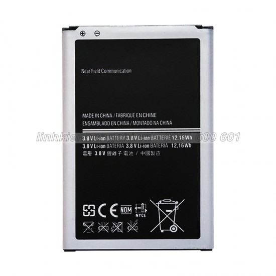 Pin Samsung B800BE / Galaxy Note 3 / N9000 / N9005 / N900 / SC-01F Zin