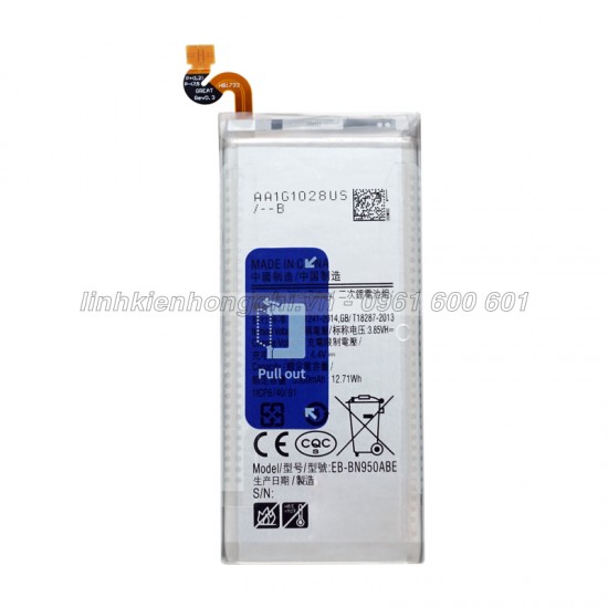 Pin Samsung EB-BN950ABE / Galaxy Note 8 / N950 / N950F / N950N / N950U / N950U1 Zin