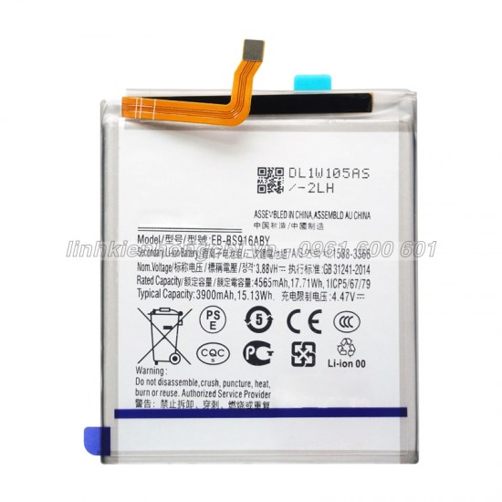 Pin Samsung EB-BS916ABY / Galaxy S23+ 5G / S916 / S23 Plus / S916N / S916U / S916B Zin