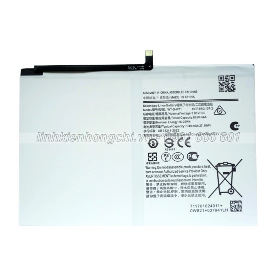 Pin Samsung WT-S-W11 / Galaxy Tab A9+ 5G / X216B / Galaxy Tab A9 Plus / X210 / X215 Zin