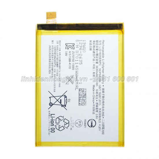 Pin Sony Xperia Z5 Premium E6883 E6833 (LIS1605ERPC) 3430mAh Zin chính hãng