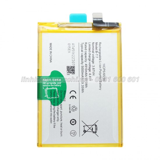 Pin Vivo B-T7 / T1x / T1 X / Vivo V2143 Zin