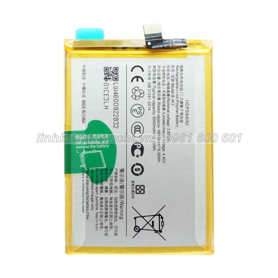 Pin Vivo B-W3 / Y22s V2206 Zin