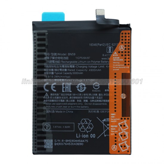 Pin Xiaomi Redmi Note 10S M2101K7BG Zin
