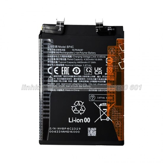 Pin Xiaomi BP4C / Redmi Note 11T Pro+ / Redmi Note 11T Pro Plus Zin