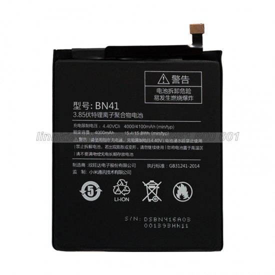 Pin Xiaomi BN41 / Redmi Note 4 64GB / Redmi Note 4 16GB Zin
