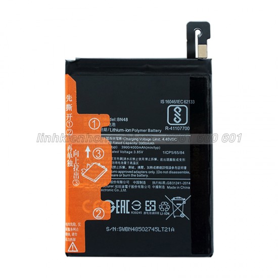 Pin Xiaomi BN48 / Redmi Note 6 Pro / Redmi Note6 Pro / M1806E7TG Zin