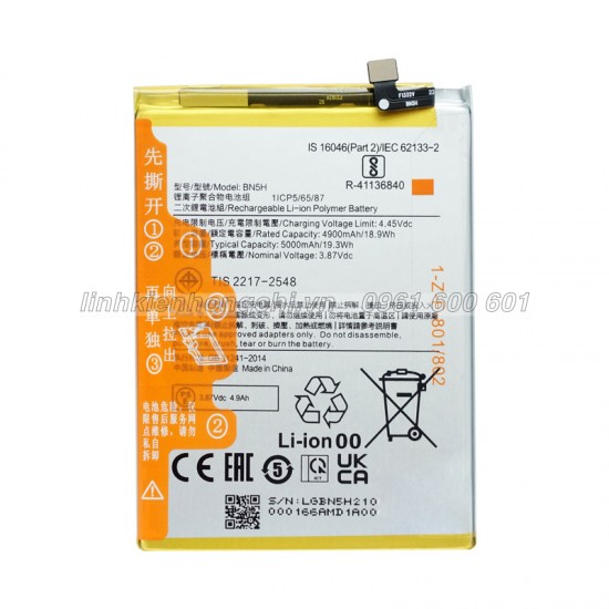 Pin Xiaomi BN5H / Redmi 10 5G / POCO M5 / Redmi10 5G Zin