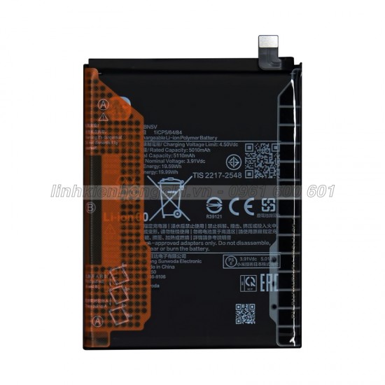 Pin Xiaomi BN5V / POCO X7 5G / 24095PCADG Zin