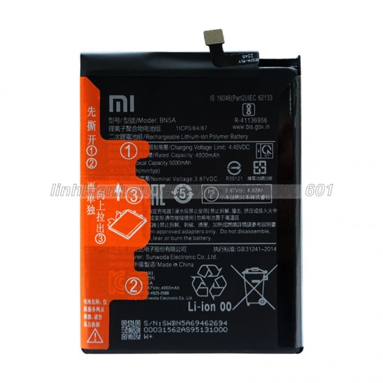 Pin Xiaomi Redmi 10 (BN5A) 21061119AG 21121119SG 5000mAh Zin chính hãng