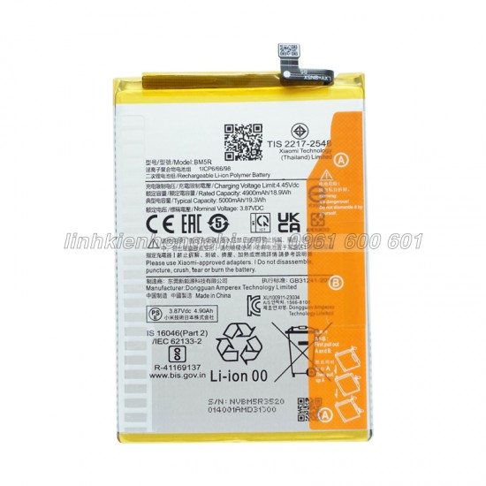 Pin Xiaomi BM5R / Redmi 12 / Redmi12 / 23053RN02A Zin